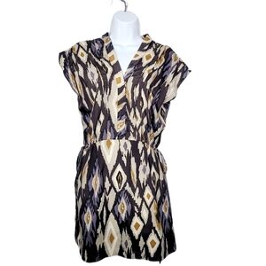 MM Couture Peacock Sleeveless Mini Dress